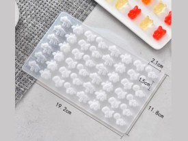 Molde silicona 48 mini dinosaurios 